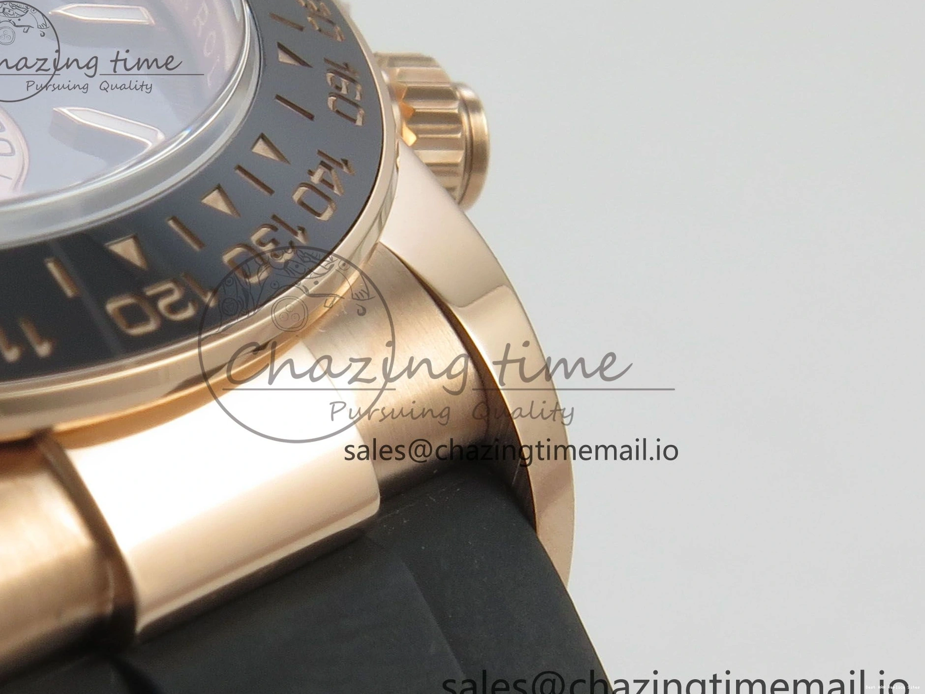 AAA Replica Watches 126515 Best VSF Black 114 (Weighted) 1:1 V2 Dial Oysterflex RG EasyCare Strap on Daytona Edition VS4131 0113